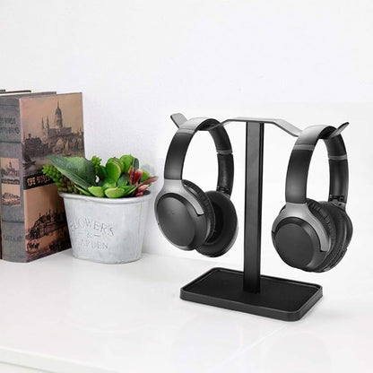 Avantree Neetto HS908 - Dual Headphones Stand for Desk, Aluminum Alloy & Metal Gaming Headsets Holder Hanger