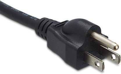 Amazon Basics Computer Monitor TV Replacement Power Cord, 6 ft, 32 count (Pack of 1), Black