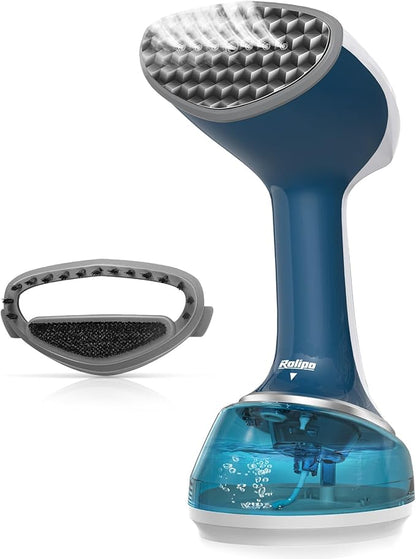 Rolipo Handheld Steamer for Clothes 1200W, Clothes Steamer with Large 360ml Water Tank, Fast Wrinkle Remover Portable Garment Steamer, Ideal for Home, Office, Travel, Blue