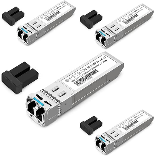 OPSTRAN 10GBASE-LR SFP+ Optical Transceiver Module Compatible with HPE H3C JD094A JD094B 1310nm 10km DOM Duplex LC SMF 4 Pack