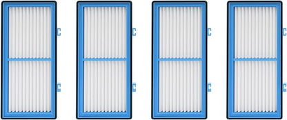 Nispira AER1 Filter Replacement for Holmes Air Purifier HAPF30AT HAP242-NUC Total Air True HEPA 4 Packs, 1.2 x 10 x 4.6 Inches