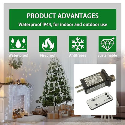 SIGANDG 12V 9W 8 Mode LED Controller with Memory Function and IR Remote Control Low Voltage Transformer for Holiday String Lights,not Fit for 8 Mode with Control Box and 1 Mode String Light(1 pcs)