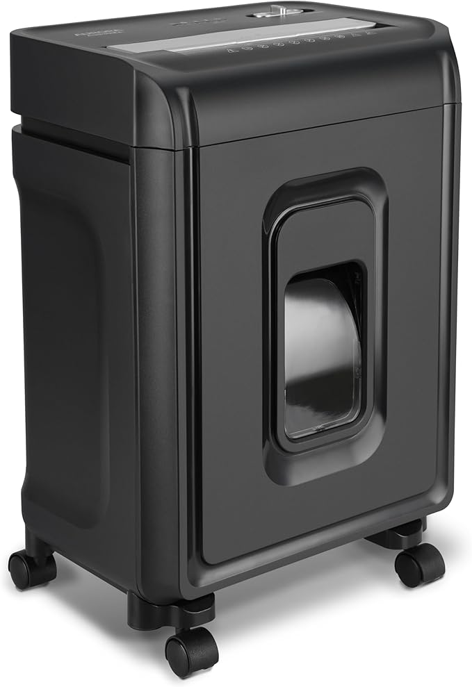 Aurora AU830MA High-Security 8-Sheet Micro-Cut Paper and Credit Card Shredder/ 20 Minutes/Security Level P-5