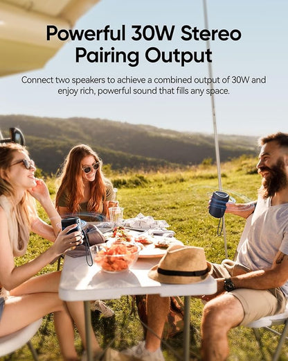 Portable Bluetooth Speaker Valentines Gifts For Him: Powerful Crystal Clear Sound/Romantic Light/IPX5 Waterproof/All Day Playtime/BT 5.3/TWS Paring,Small Wireless Speaker for Outdoor|Travel|Date Night