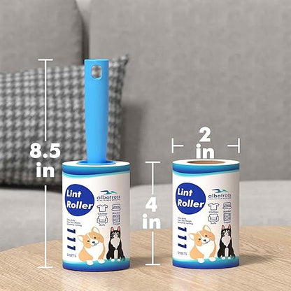 Lint Rollers for Pet Hair Extra Sticky, 800 Sheets Mega Value Set Lint Rollers for Pet Hair Removal, Dog and Cat Lint Remover for Clothes, Furniture, Carpet