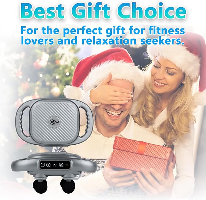 6 Head Massage Gun Deep Tissue with 9 Levels & 9 Modes, Electric Massager Tool for Legs, Arms, Waist, Back, Buttocks - Full Body Muscle Pain Relief, Ideal Gifts for Women, Men, Mom, and Dad