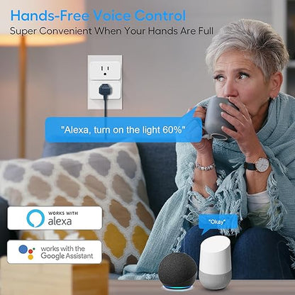 Z-Wave Dimmer Plug 800 Series Zwave Smart Plug，Dimmable Outlet Built-in Repeater Range Extender，Z-Wave Hub Required, Compatible with Smartthings, Alexa and More,FCC and ETL, 200W