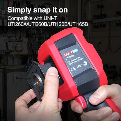 UNI-T UTi260B Thermal Camera with Macro Lens, Infrared Cameras Thermal Imaging Camera 256x192 IR Resolution Thermal Imager 49152Pixels 7 Palettes 25 Hz Refresh Rate, IP65 2-Meter Drop, 2.8" LCD