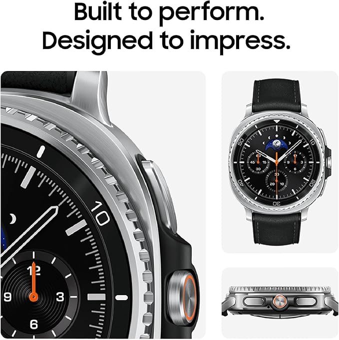Samsung Galaxy Watch 8 Classic (2025) 46mm Bluetooth Smartwatch, Cushion Design, Rotating Bezel, Quick Button, Sleep Coaching, Running Coach, Energy Score, Black [US Version, 2 Yr Warranty]