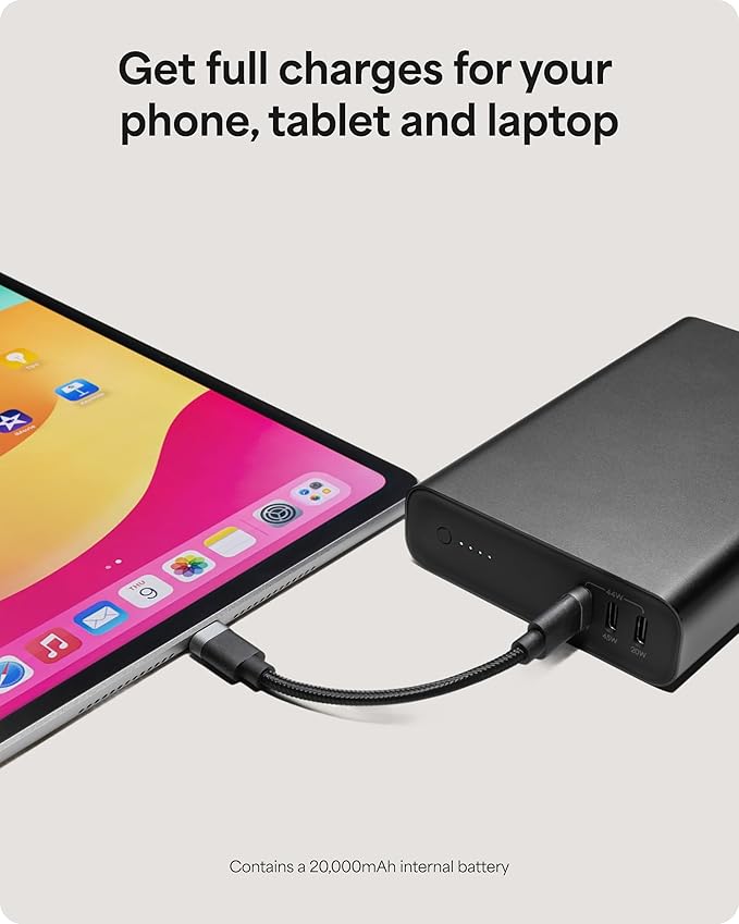 Mophie Powerstation Fast 20,000mAh Power Bank | Faster Charging | 45W, Multi-Device