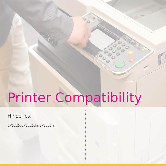CS Replacement Toner Cartridge Compatible with HP CP5200 CE740A Black 307A Color CP5200 CP5225n CP5220 CP5225 CP5225dn Professional CP5225dn CP5200 CP5225n CP5220 CP5225