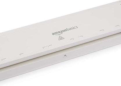 Amazon Basics 12-Inch Thermal Laminator Machine, Easy to Use for Home Office or School,White