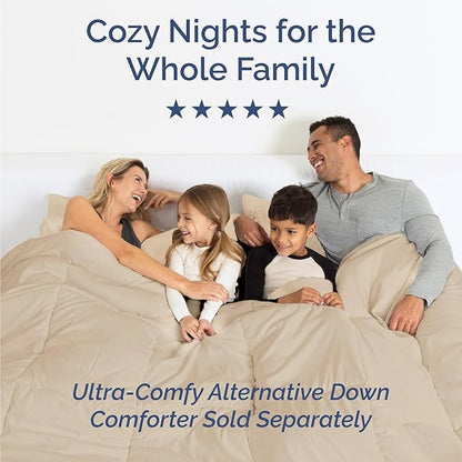 Twin Size 3 Piece Sheet Set - Comfy Breathable & Cooling Bed Sheets Set - Hotel Luxury Bedding for Women, Men, Kids, Teens, Boys & Girls - Deep Pockets, Ultra-Soft and Wrinkle Free - Oeko-Tex - Cream