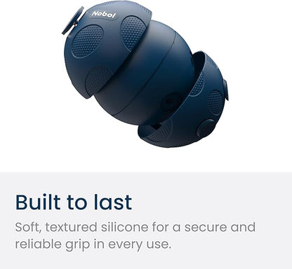 MyoSphere Vibration Massage Ball for Deep Tissue Stimulation, Muscle Tension Relief and Stress Reduction | Your Portable Deep Tissue Therapist | Nobol Blue- Limited Edition | 1.5lb