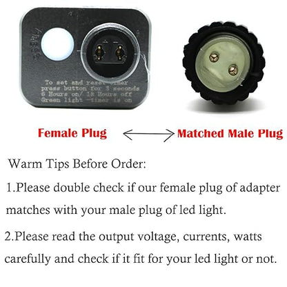 2 PCS 8 Mode Light LED Transformer 30V LED Controller Class 2 Power Supply,Transformer US Plug Adapter Replacement for String Light, not Fit 8 Mode with Control Box and 1 Mode String Light