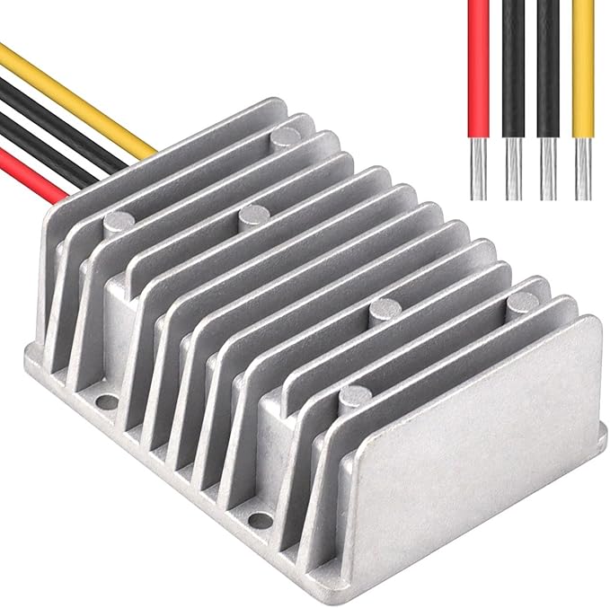 Cllena DC-DC 24v to 12v Converter 30A 360W Regulator Voltage Reducer Power Supply Buck Converter Transformer for Golf Cart Auto Car Truck Vehicle Boat