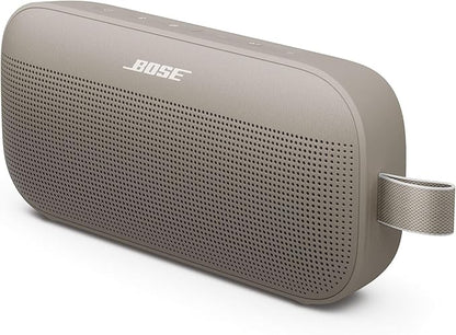 Bose SoundLink Flex Bluetooth Speaker (2nd Gen) - Portable Outdoor Speaker with Hi-Fi Audio, Waterproof and Dustproof, USB-C, Up to 12 Hours Battery Life, Sandstone