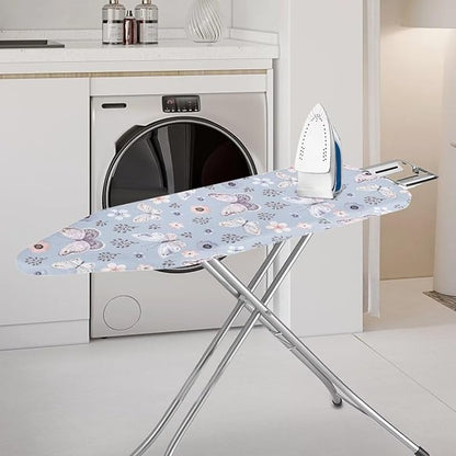 ZCFYGDX Butterfly Cherry Blossom Print Ironing Board Cover Decor - 18 x 58 inch Elastic Edge 3 Bottom Nylon Buckle Straps, Stain Resistant & Resistant Scorch, Easy Installation Cover