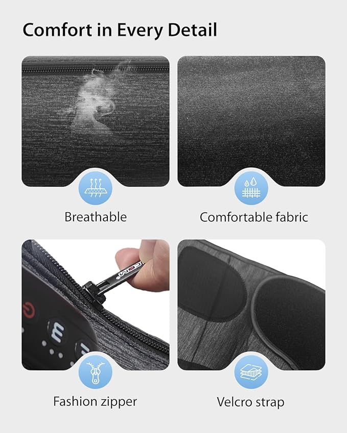 CINCOM Cordless Calf Massager for Circulation, Leg Compression Massager for Calf, Rechargeable Leg Massage with 3 Intensities 3 Modes for Pain Relief, Gifts for Women Men