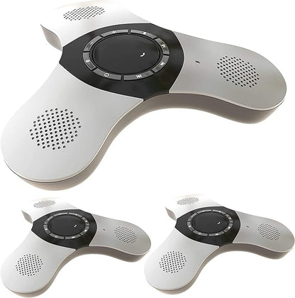 Skywin Bluetooth Conference Speaker with Microphone, 3 Pack Portable Wireless Speaker for Office Desk, Computer, and Laptop, Bluetooth Microphone for Conference Room, and PC, Smart Speakerphone