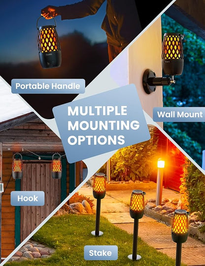 Outdoor Speakers Gifts for Men Bluetooth Speaker with Lights Multi-Sync up to 100 Speakers Auto-Pairing HD Stereo Sound Cool Stuff House Warming Gifts IPX5 Waterproof Lantern for Home|Patio|Pool|Yard