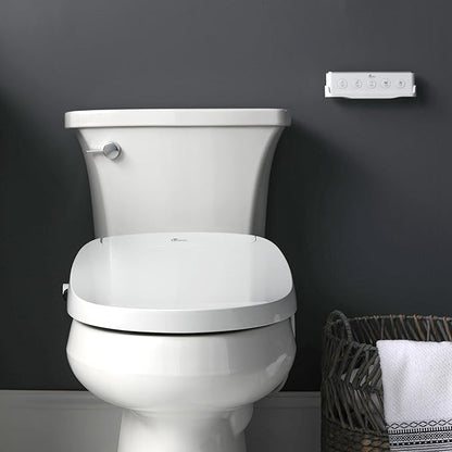 Bio Bidet DLS Premium Heated Bidet Seat, Warm Water & Air Dryer, Auto Open and Slow Close Lid, Elongated
