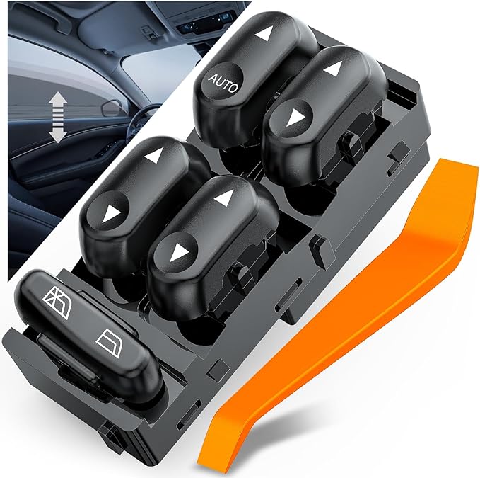 Nilight Power Master Window Switch Compatible with 2002 2003 2004 Ford F250 F350 F450 F550 Excursion 2002-2003 Explorer 2002-2006 Mercury Grand Marquis Mountaineer Replacement Button Windows Switches
