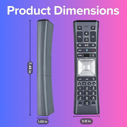 XR11 Xfinity Remote Control Replacement – Universal IR/RF Remote for Cox & Comcast, Easy Pairing, Voice Search, Backlit Keys, Compatible with X1, XG1, Xi3 Cable Boxes/DVR Receivers, 1 Pack