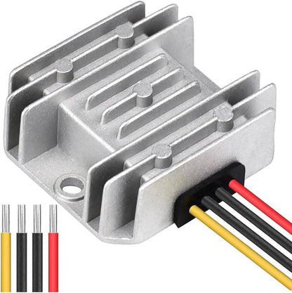 Cllena 24v to 12v Converter 10A 120W Voltage Reducer Regulator Power Supply Buck Converter Transformer for Golf Cart Auto Car Truck Vehicle Boat