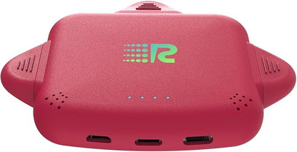 Rush Charge Universal COMET Portable Power Bank – 3200mah, 2.1A High-Speed Fast Charging - Apple Lightning, Type C, Micro-USB Charges 3 Devices at a Time Pre-Charged Compatible with iPhone 17 16 15 14