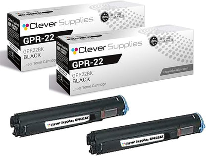 CS Compatible Toner Cartridge Replacement for Canon GPR-22 0386B003AA Black Canon 1018 1022 1023 1023iF 1023N 1025 1025iF 1025N 2 Pack