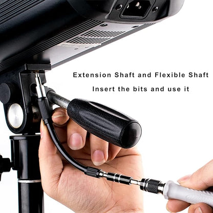 Sipery 122 in 1 Precision Screwdriver Set Magnetic Professional Computer Repair Tool Kit Small Electronic Screwdriver Set for Phone, PC, Watch, Game Console, Tablet, Camera, Modding, and DIY Projects