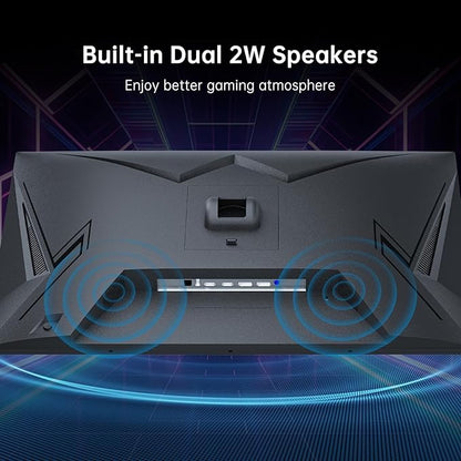 KTC 27 Inch Gaming Monitor - 2K QHD 2560 x 1440 Monitor, Up to 210Hz & 1ms, Bulit-in Speakers, Adaptive Sync, HDR400, 131% sRGB, IPS Monitors Gamer with HDMI 2.0 x 2 & DP1.4 x 2, H27T22C-3