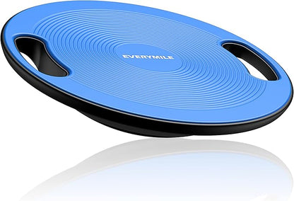 EVERYMILE Wobble Balance Board, Exercise Balance Stability Trainer Portable Balance Board with Handle for Workout Core Trainer Physical Therapy & Gym No-Skid Surface