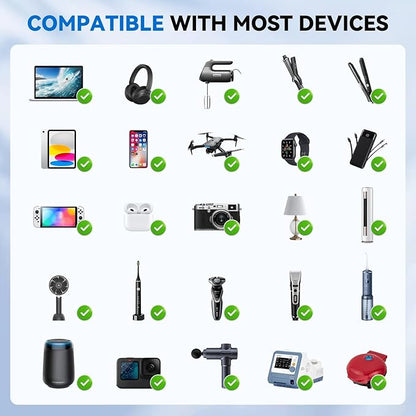 DOACE 220V to 110V Converter 350W Voltage Converter US to Europe for Hair Straightener/Curling Iron Converter for European Travel with 4-Port USB Charging and UK/AU/US/EU Worldwide Plug Adapter