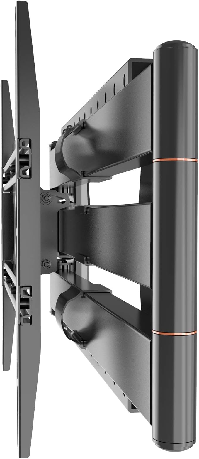 Physix 2120 Long arm TV Wall Mount for 32-75 inch Screens | Extra Long Extension up to 47 inch | Heavy-Duty TV Mount Holds up to 77 lbs | Full-Motion, swivels up to 180° | Max. VESA 400x400