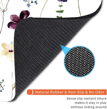 Armanza Square Mouse Pad Beautiful Flowers Plants, Personalized Premium-Textured Custom Mouse Mat Design, Washable Mousepad Cloth, Non-Slip Rubber Base Computer Mouse Pads for Wireless Mouse