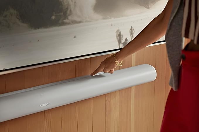 Sonos Arc Ultra Soundbar with Dolby Atmos and Voice Control - 9.1.4 Surround Sound for TV and Music - White