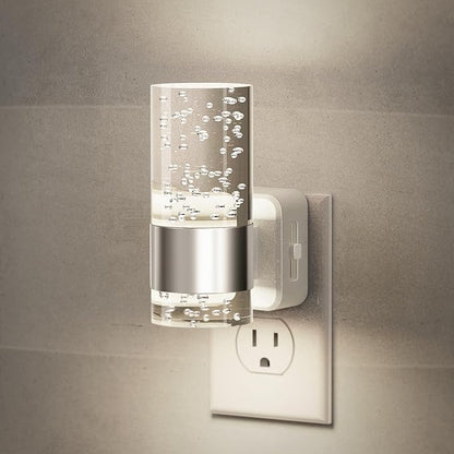JandCase Night Light, Night Lights Plug into Wall,LED Nightlight with Adjustable Brightness, 5000K，Automatic Night Light Plug in with Auto Light Sensor for Bathroom Hallway Room Decor
