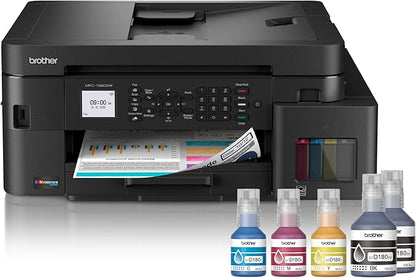 Brother INKvestment Tank 980 Wireless and Ethernet Color Inkjet All-in-One Printer with Multipurpose Tray | Includes up to 3 Years of Ink in-Box(1) and 3-Year Limited Warranty(2) (MFC-T980DW)