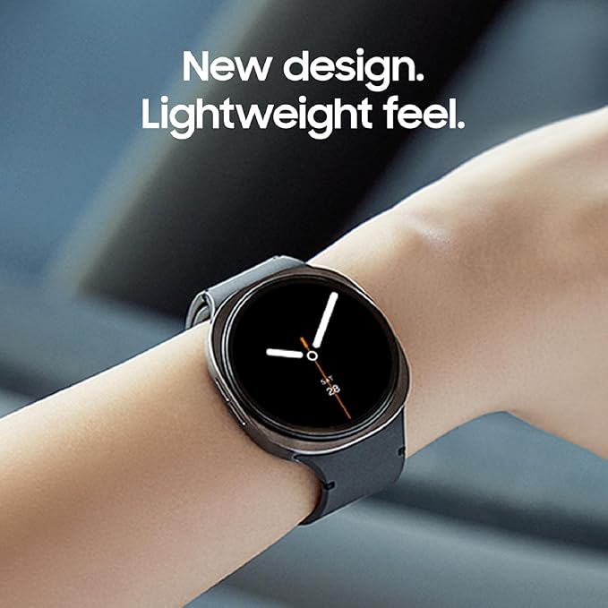 Samsung Galaxy Watch 8 (2025) 40mm LTE Smartwatch, Cushion Design, Fitness Tracker, Sleep Coaching, Running Coach, Energy Score, Heart Rate Tracking, Graphite [US Version, 2 Yr Warranty]