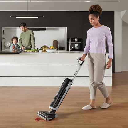 dreame H14 Cordless Vacuum Mop, 180° Lie-Flat Wet Dry Vacuum cleaner, 140°F Brush Washing, Fast Hot Air Drying in 5Mins, Smart Hard Floor Cleaner Machine with Powerful Suction, Great for Sticky Messes
