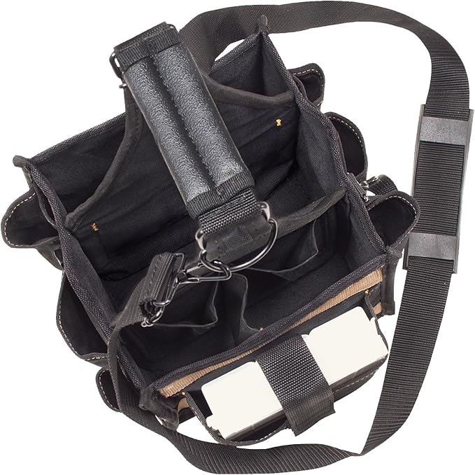 Custom Leathercraft 1526 25 Pocket Electrical and Maintenance Tool Carrier
