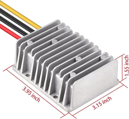 Cllena DC/DC 12V to 48V Boost Converter 10A 480W Step Up Voltage Regulator Module Car Power Supply Voltage Transformer (Input 10V-16V)