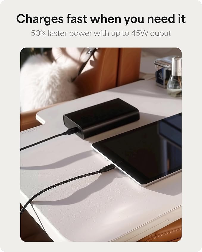 Mophie Powerstation Fast 20,000mAh Power Bank | Faster Charging | 45W, Multi-Device