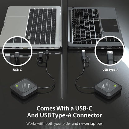 j5create Wireless Extender for USB Webcam, Microphones, or Speakers, Ideal for Streaming & Conferencing, No USB Mouse/Keyboard Compatibility (JVW120)