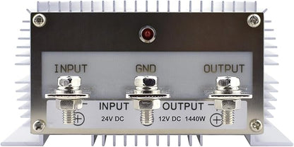 C DC to DC 24V/12V 120A 1440W Waterproof Buck Transformer Regulator Power Supply