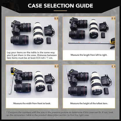 Lykus HC-5120 Waterproof Hard Case with Wheels and Customizable Foam, Interior Size 20.3x11.3x7.3 inch, Suitable for camera, lens, drone, mic, flashlight, projector, electronics, tools, and more