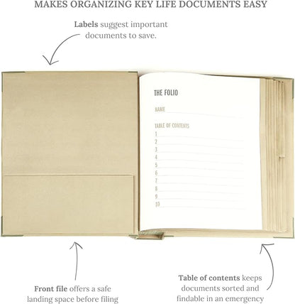 Savor | 2025 Edition in Case Go Missing™ Binder | Viral TikTok Folio for True-Crime Fans to Record Personal Info, Estate Planning & Emergency Preparation