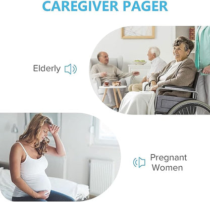 Wireless Doorbell, Remote Door Bell Ringer Wireless Long Range 1000FT, Matt Finish, SECRUI Wireless Doorbells for Home with 3 Plug-in Doorbell Chime and 2 Waterproof Ringer Button (White)